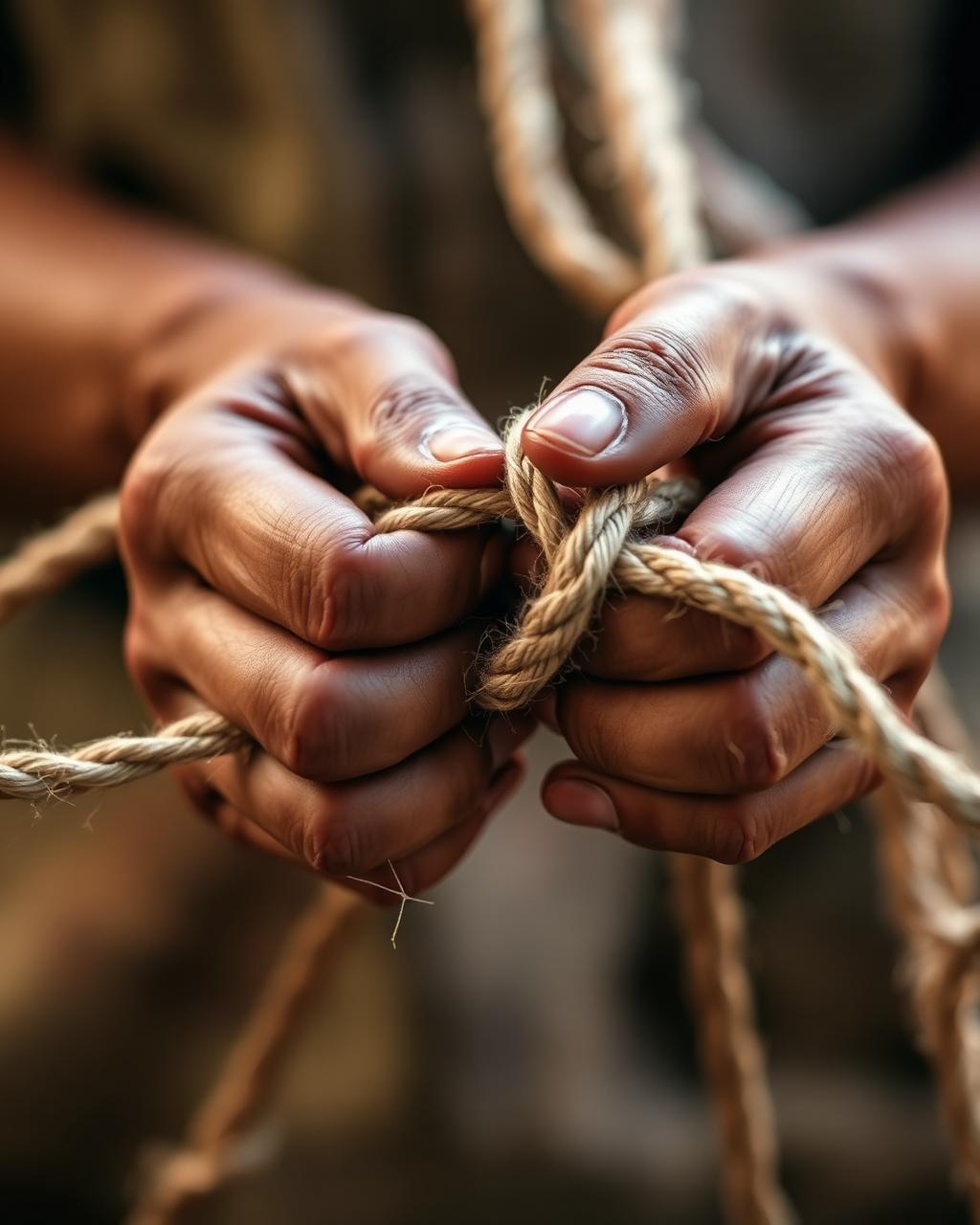 Artisan at the loom