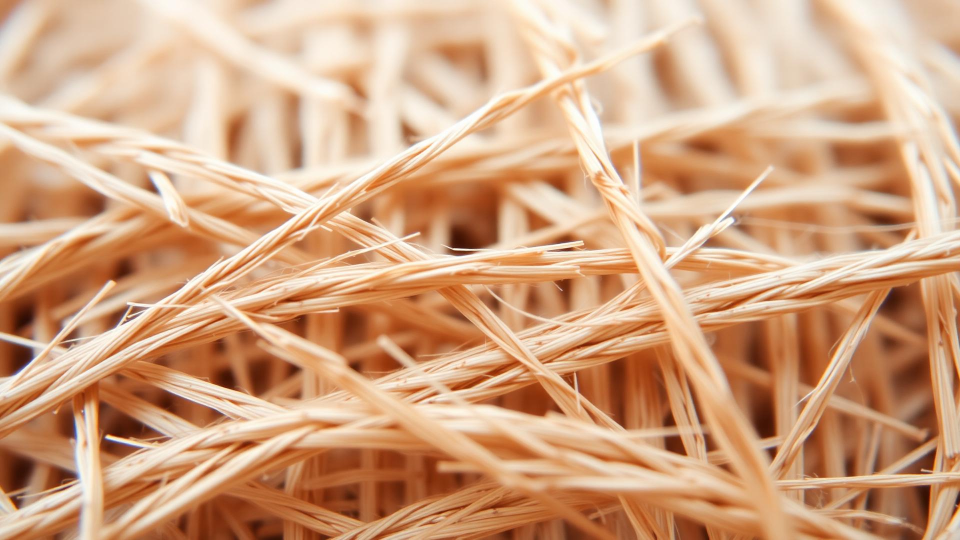 Natural jute fibres